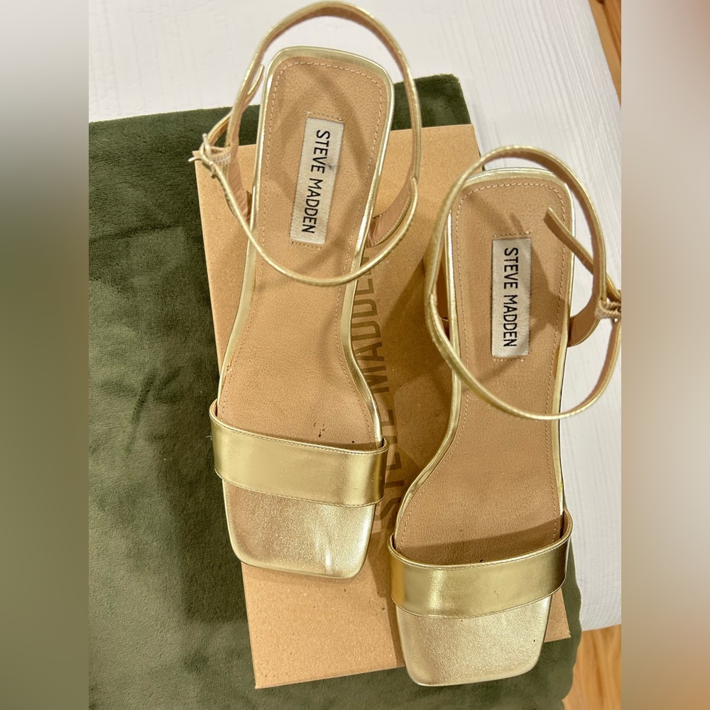 Gold Steve Madden Heels